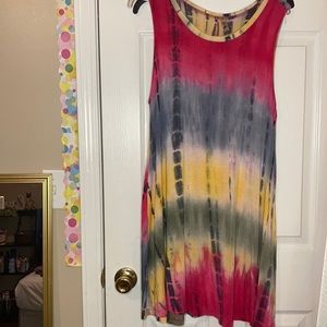 Multi colored maxi dress